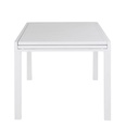 Table de jardin extensible Extenso en aluminium blanc 6/12 personnes