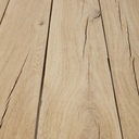 Table à manger Malouine en chêne massif et métal noir 10 personnes L220