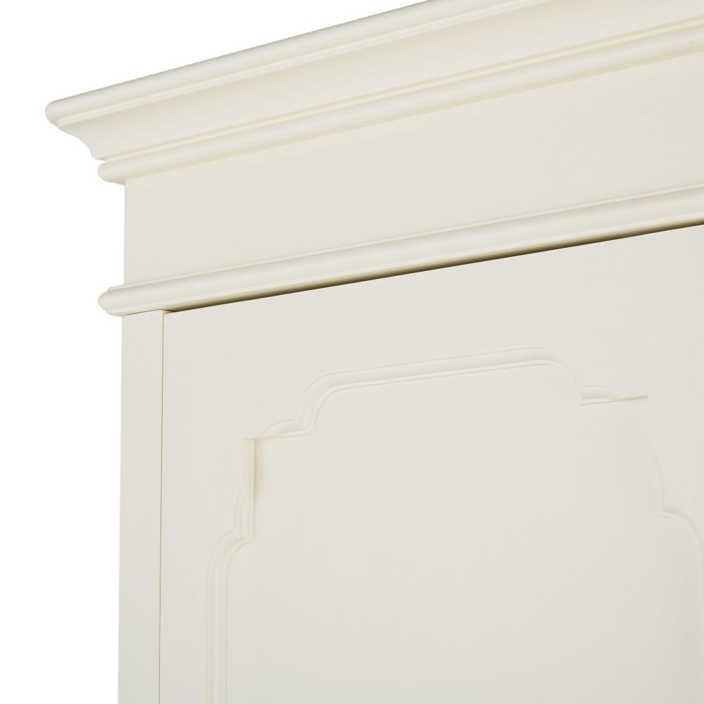 Armoire de rangement Selena 2 portes 1 tiroir blanc