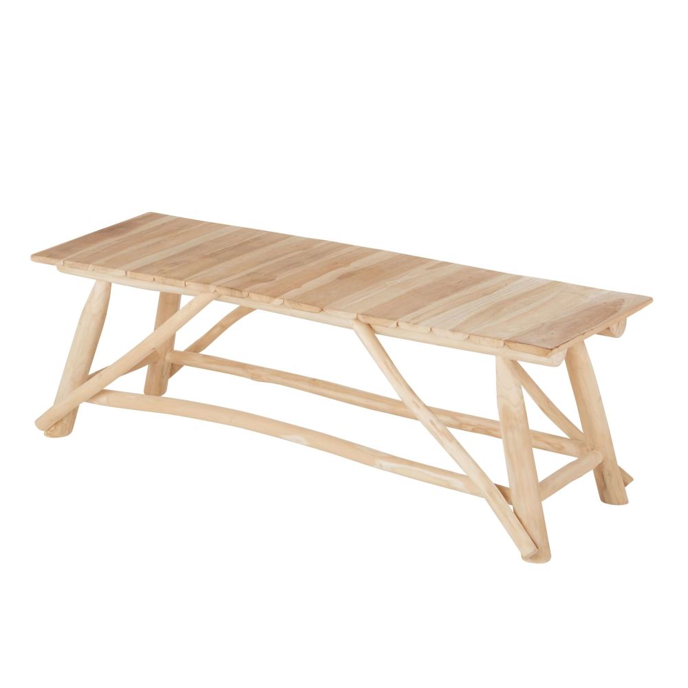 Banc Refuge en bois recyclé en teck