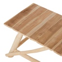 Banc Refuge en bois recyclé en teck