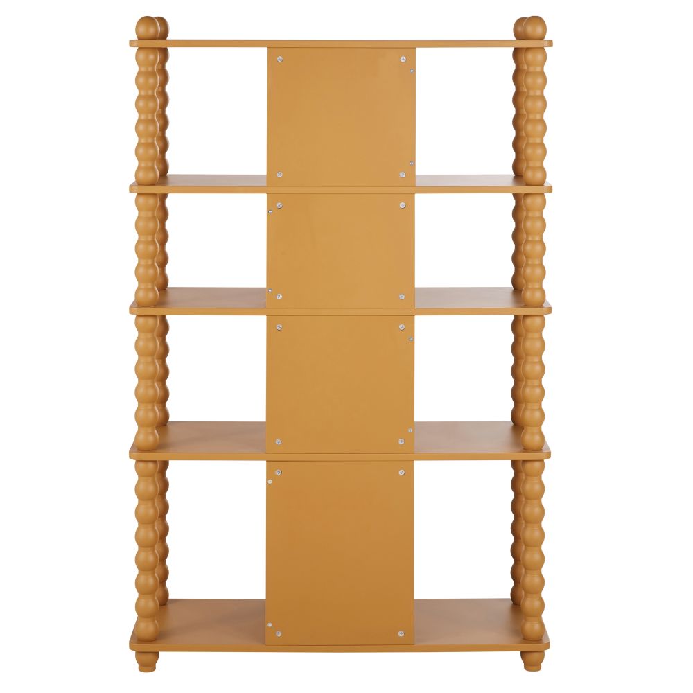 Etagère Arabelle en bois jaune ocre