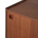 Buffet enfilade vintage Griffith 3 portes marron