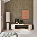 Meuble TV Caldera en rondins blancs