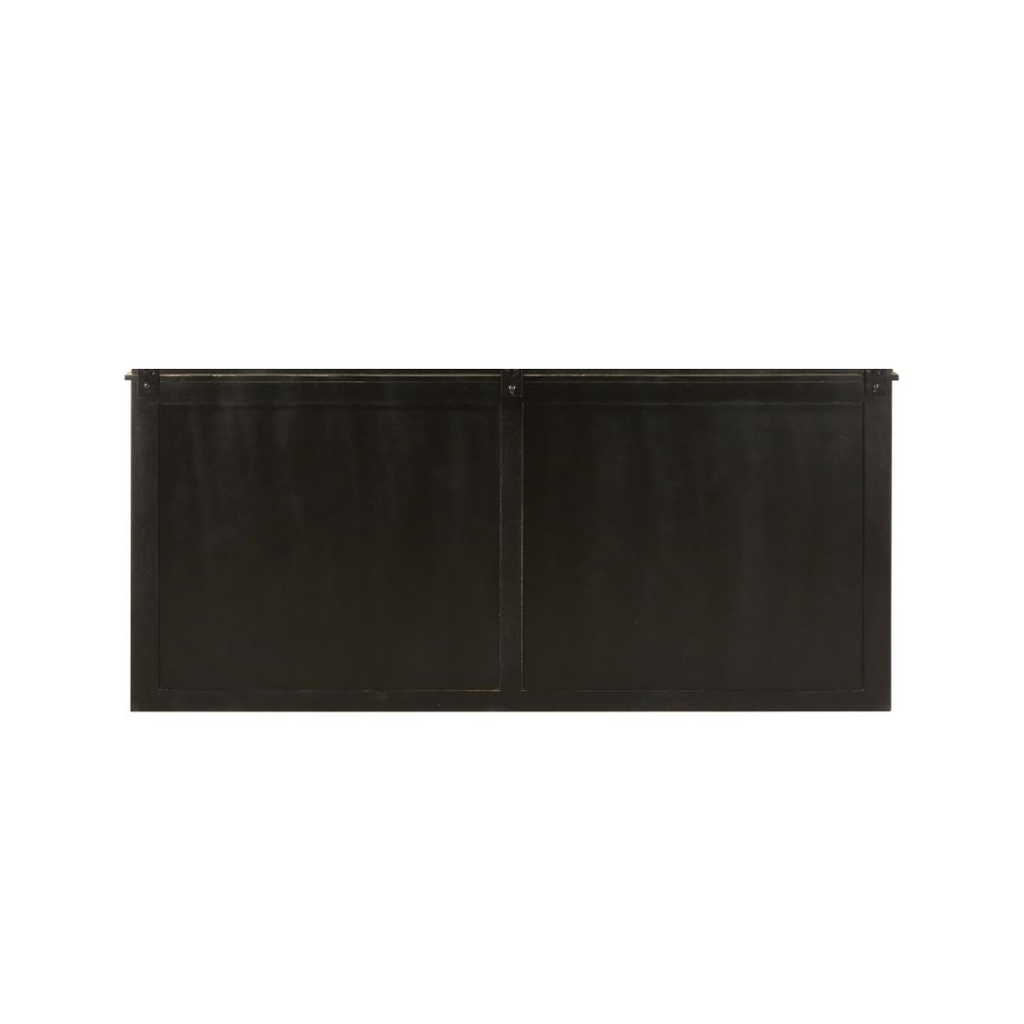 Buffet Indies 4 portes 3 tiroirs en manguier massif noir