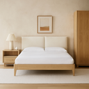 Lit Georgia 180x200 en bois manguier massif sculpté