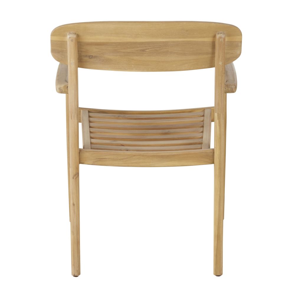 Chaise à dîner de jardin professionnelles Falak Business en bois d'acacia