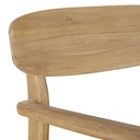 Chaise à dîner de jardin professionnelles Falak Business en bois d'acacia