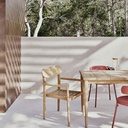 Chaise à dîner de jardin professionnelles Falak Business en bois d'acacia