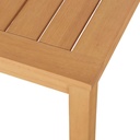 Table basse de jardin Livio en bois d'eucalyptus L80