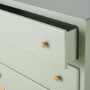 Commode Sweet verte , 3 tiroirs compatible plan à langer