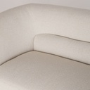 Canapé Flare 3/4 places beige tramé