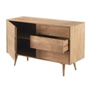 Buffet Trocadero 1 porte 3 tiroirs en manguier massif