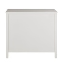 Commode haute Seashore 3 tiroirs blanche