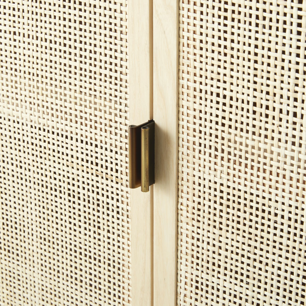 Buffet Solstice 2 portes cannage en rotin