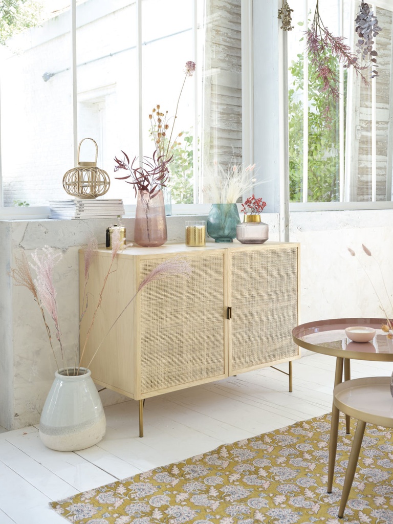 Buffet Solstice 2 portes cannage en rotin