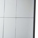 Miroir Andy en métal noir 110x170