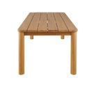 Table de jardin Sandy en bois d'eucalyptus 10 personnes L240