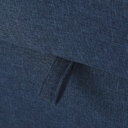 Canapé-lit panoramique convertible Times square 6 places bleu nuit