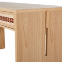 Bureau Varuna 2 tiroirs 1 niche en bambou tressé