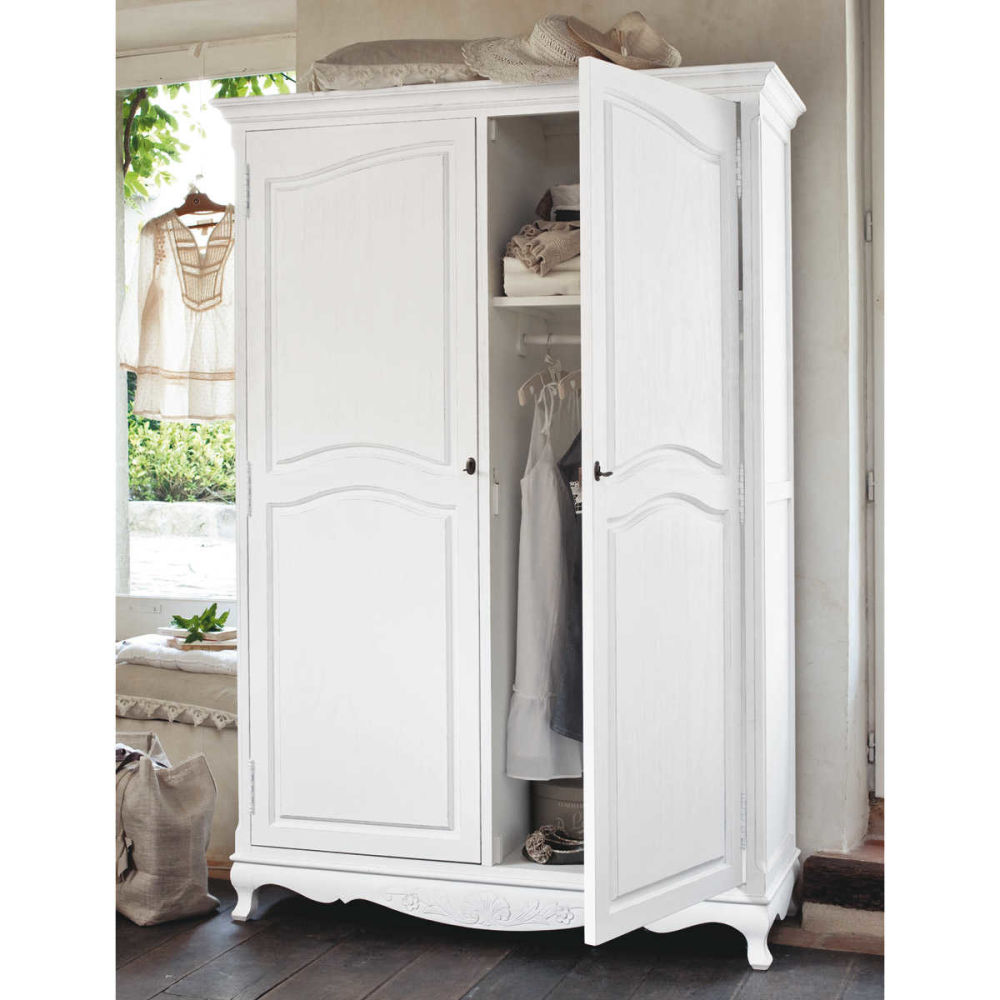 Armoire Joséphine 2 portes blanche