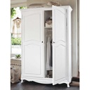 Armoire Joséphine 2 portes blanche
