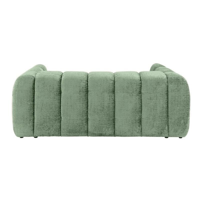Canapé nuage MILOW design 3 places tissu vert d'eau
