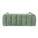 Canapé nuage MILOW design 3 places tissu vert d'eau