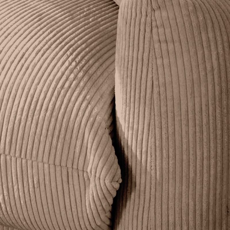 Canapé 3 places Moon en velours côtelé camel