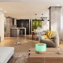 Diffuseur d'huiles essentielles à LED par ondes ultrasoniques 500 ml