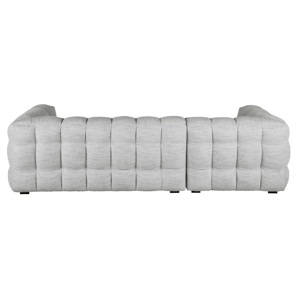 Canapé Lilo nuage d'angle gauche 4/5 places gris clair chiné