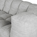 Canapé Lilo nuage d'angle gauche 4/5 places gris clair chiné