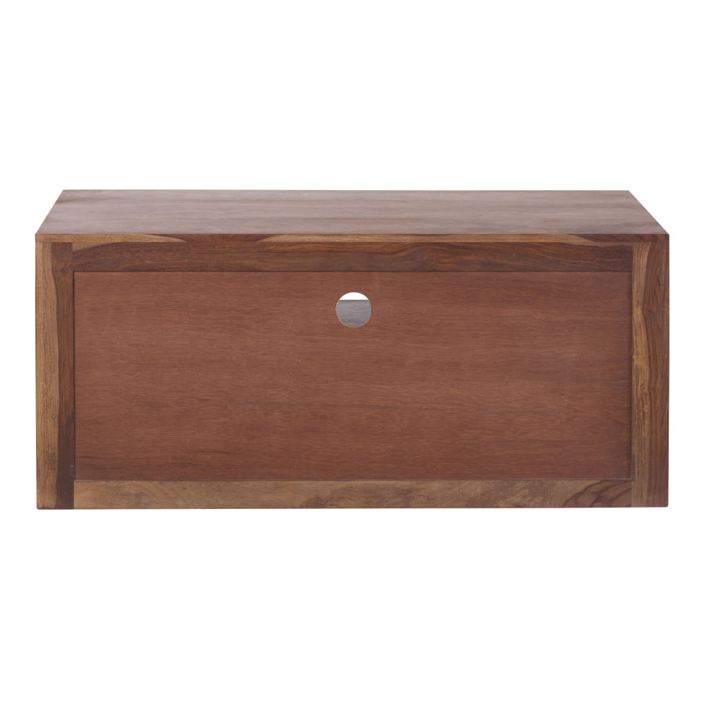 Meuble TV Stockholm 2 tiroirs en sheesham massif