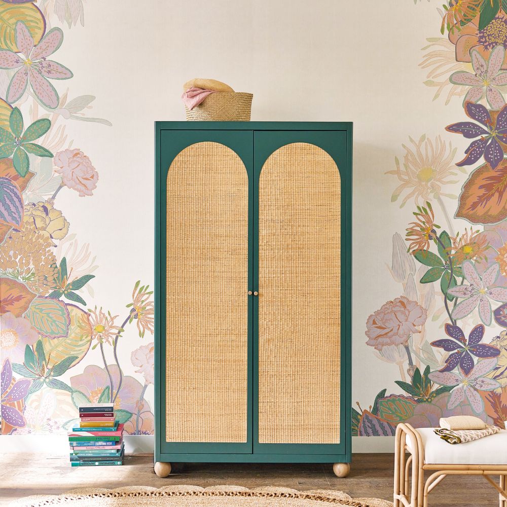 Armoire Dabali 2 portes vert foncé