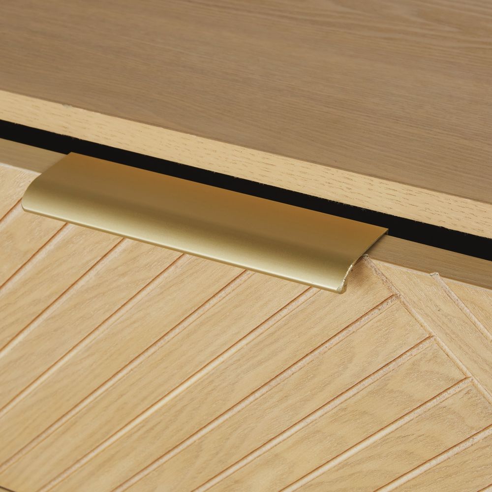 Meuble TV Axelle 1 tiroir trappe L135