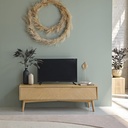 Meuble TV Axelle 1 tiroir trappe L135