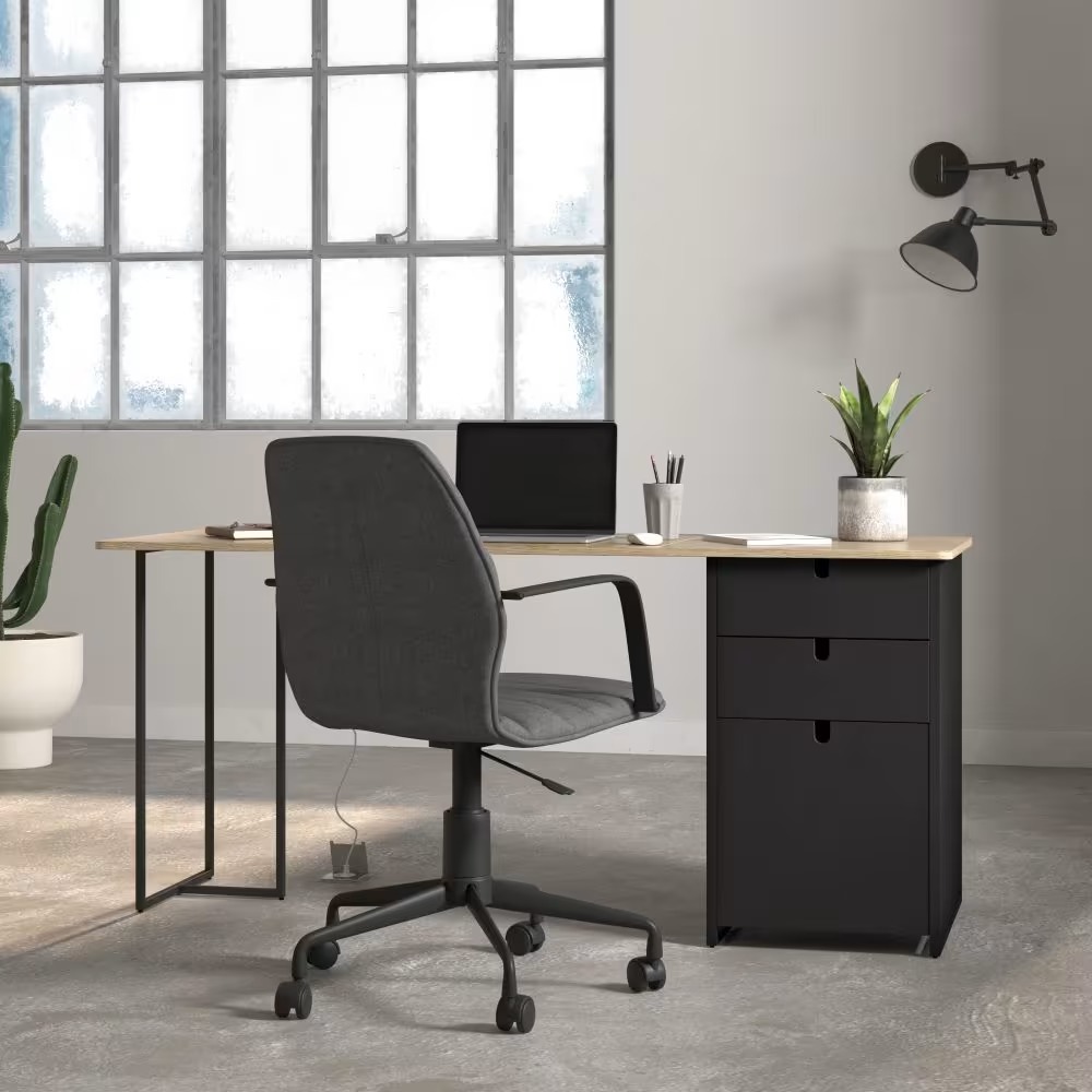 Caisson de bureau modulable Essentials Business professionnel noir