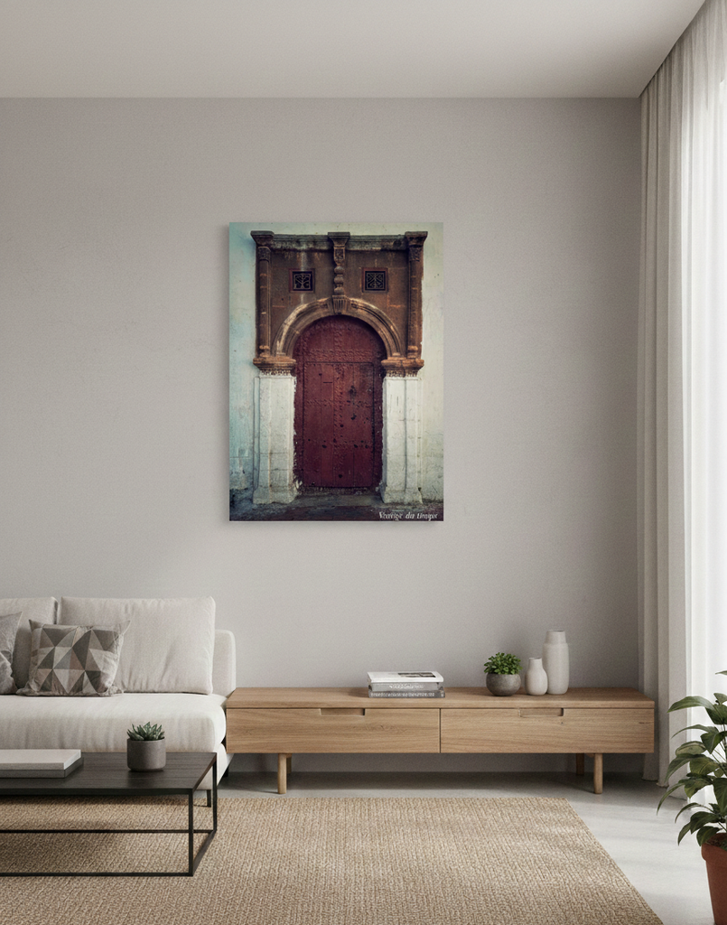 Tableau artistique vertige du temps sans cadre 110X80