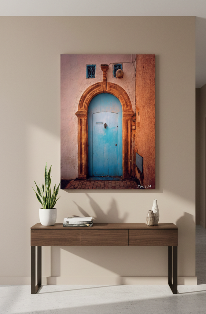 Tableau artistique porte 34 sans cadre 110X80