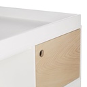 Lit sweet bébé combiné coloris blanc L190