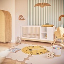 Lit sweet bébé combiné coloris blanc L190