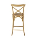 Mobilier design - Chaise TRADITION robuste avec assise en rotin pour cuisine ou bar au Sénégal