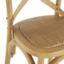 Confort et authenticité - Chaise de bar TRADITION en bois massif pour une touche chaleureuse à Dakar