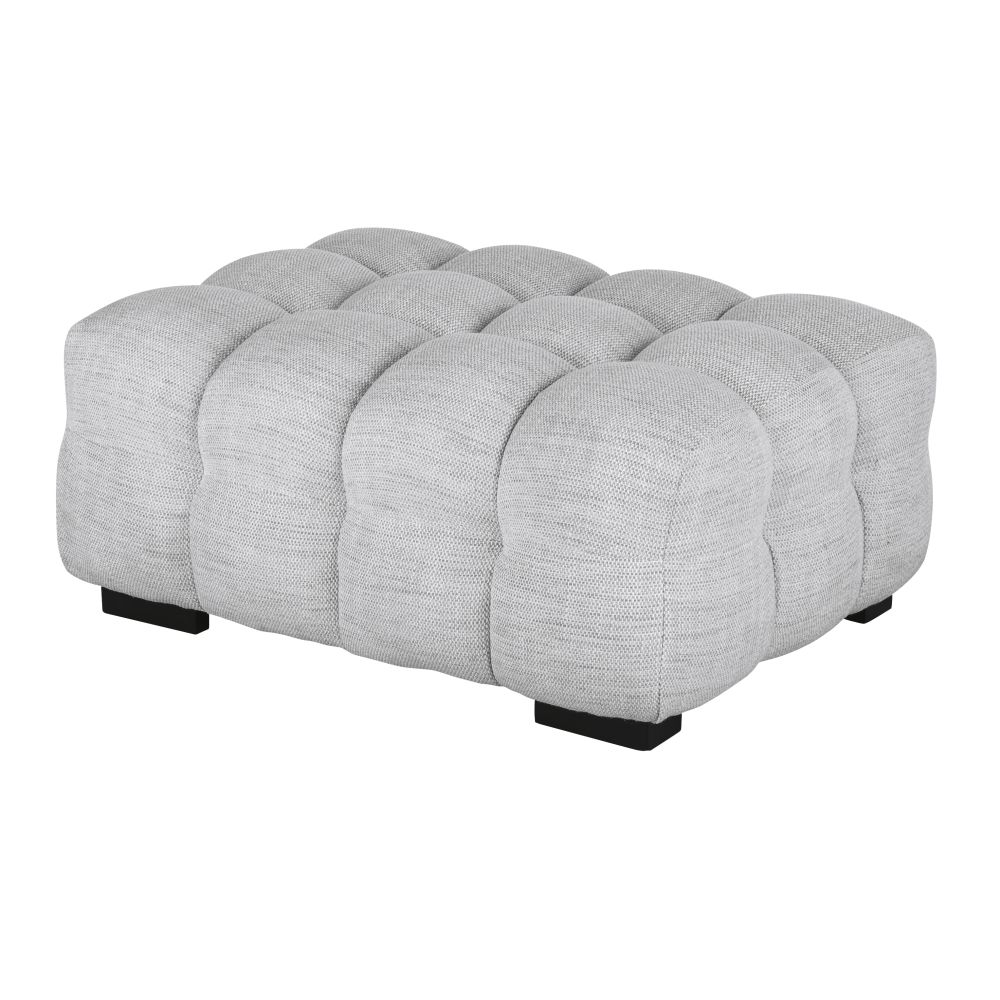 Pouf nuage Lilo gris clair chiné