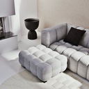 Pouf nuage Lilo gris clair chiné