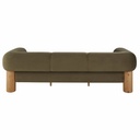 Canapé Phoenix 3 places en velours vert