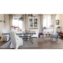 Élégante housse de chaise MARGAUX en coton mastic pour décoration sobre à Dakar, Sénégal