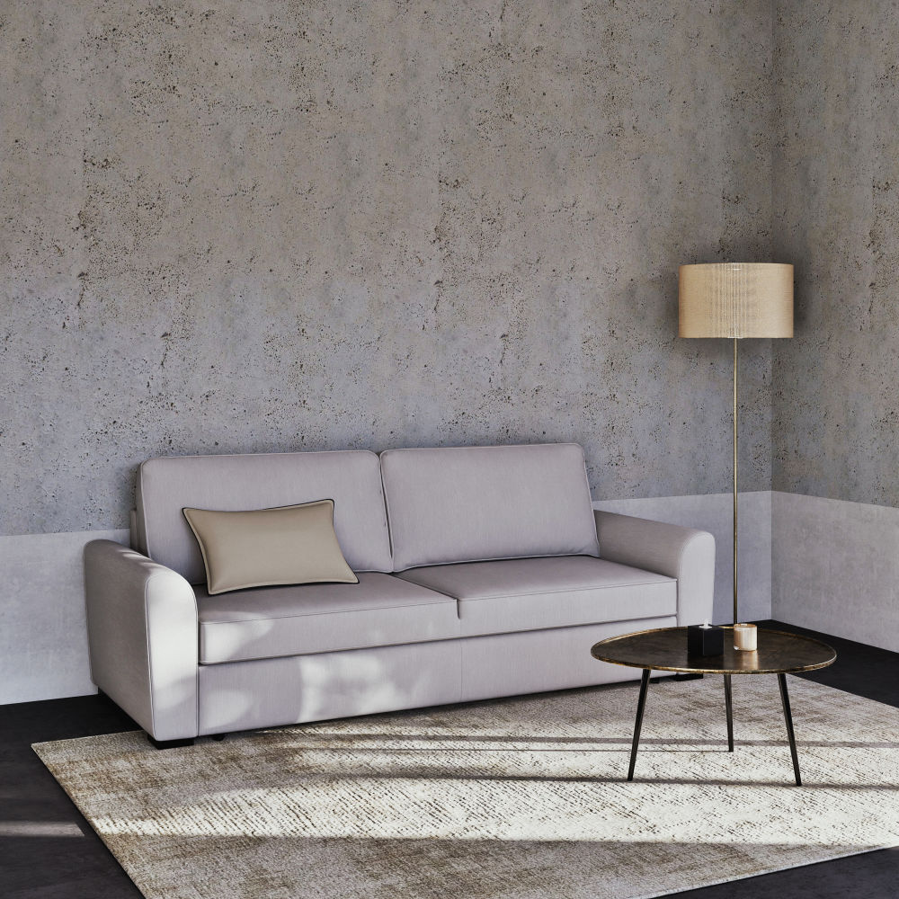 Canapé convertible Montréal 3/4 Places en gris clair