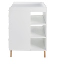 Commode Sweet à langer style scandinave 4 tiroirs blanche
