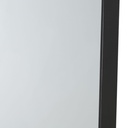 Grand miroir Leonardo rectangulaire noir 120x190